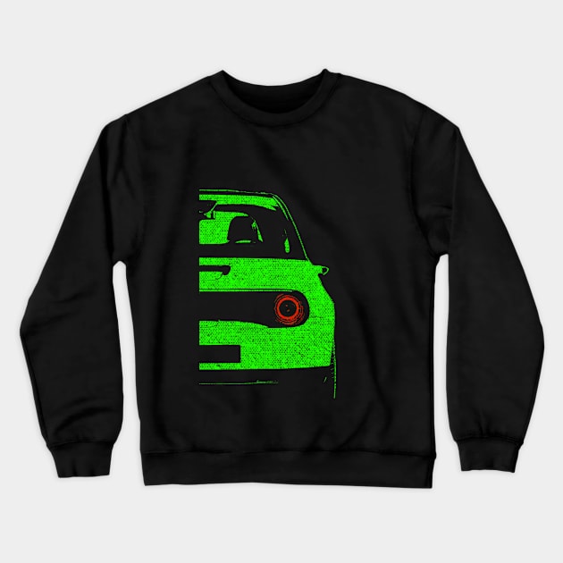 E car green car electricity Crewneck Sweatshirt by WOS